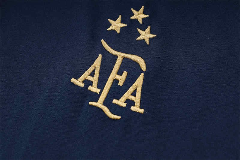 IMG_1319 Argentina Polo Shirt Blue Football Jersey S-XXL-DS#C980 - Image 3