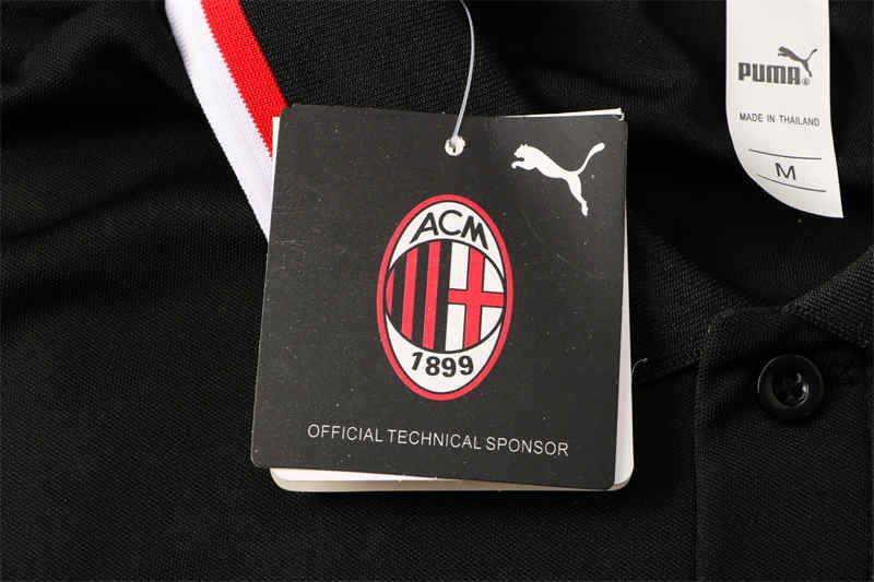 IMG_1671 AC Milan Polo Shirt Football Jersey S-XXL-DS#C673 - Image 8