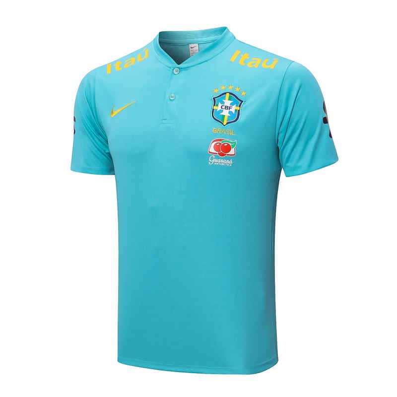IMG_2377 Brazil Polo Shirt Football Jersey S-XXL-DS#C940 - Image 1