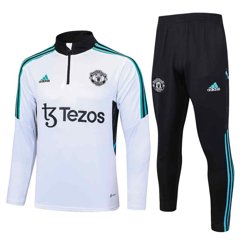 IMG_3463副本 Manchester United Training Kit (Tops+Pants)-DS#B718 - Image 1