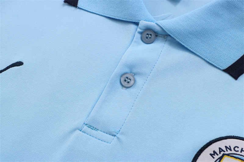 IMG_4217 Manchester City Polo Shirt Football Jersey S-XXL-DS#C928 - Image 6