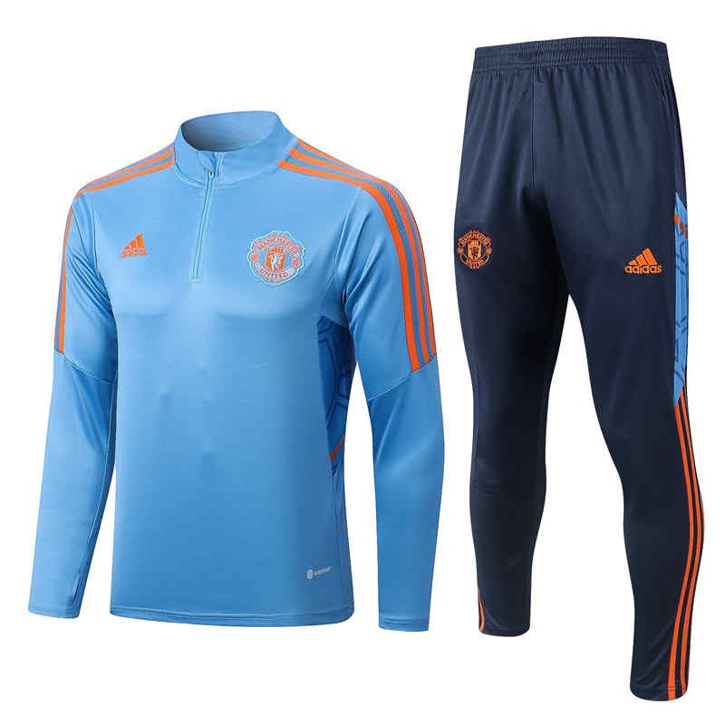 IMG_7075副本 Manchester United Training Kit (Tops+Pants)-DS#B585 - Image 1