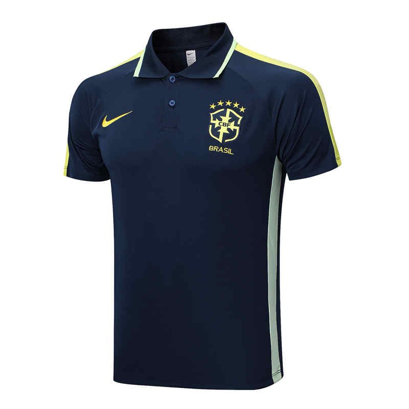 IMG_7221 Brazil Polo Shirt Football Jersey S-XXL-DS#C977 - Image 1