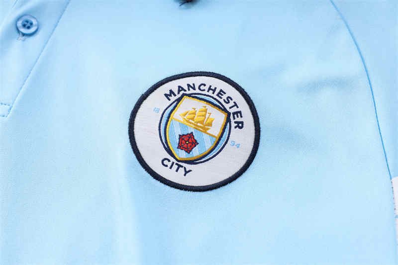IMG_8306 Manchester City Polo Shirt Football Jersey S-XXL-DS#C978 - Image 3