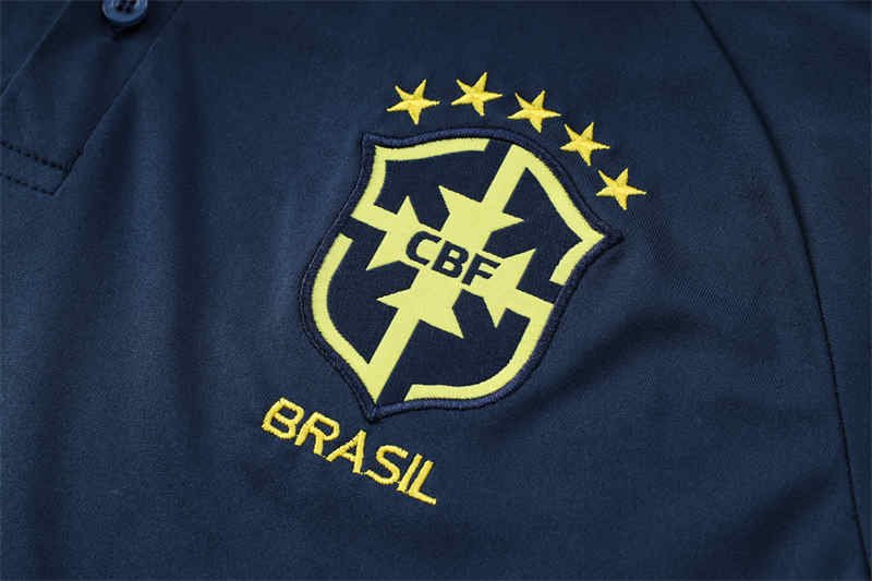 IMG_8323 Brazil Polo Shirt Football Jersey S-XXL-DS#C977 - Image 3
