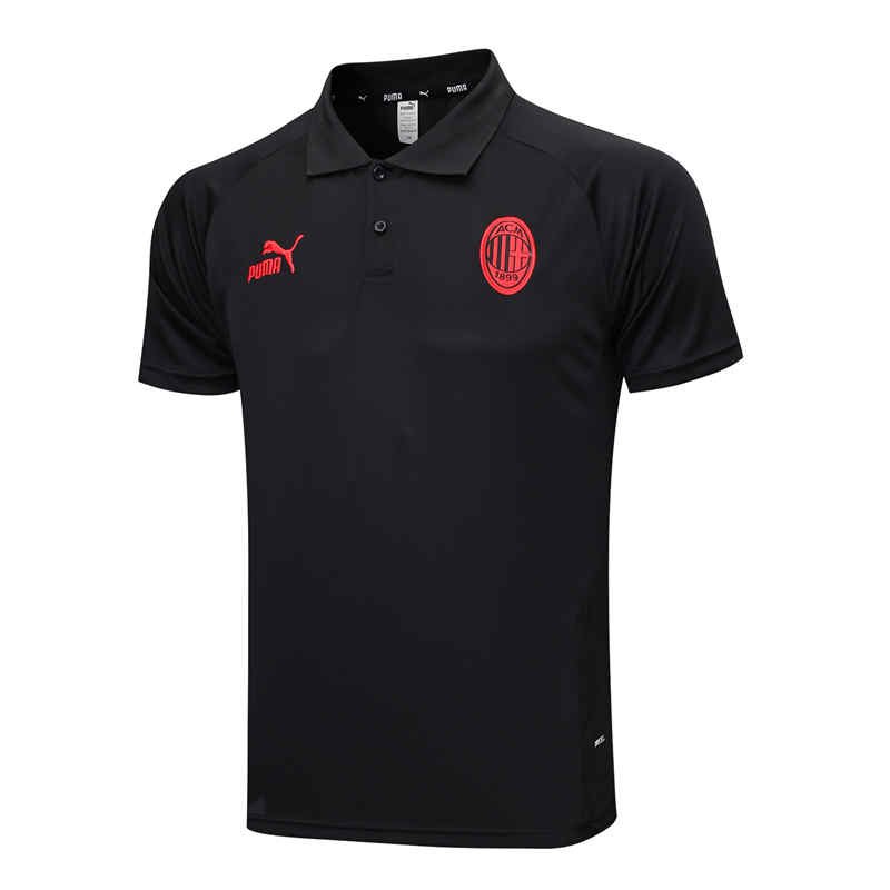 IMG_8720 AC Milan Polo Shirt Football Jersey S-XXL-DS#C998 - Image 1