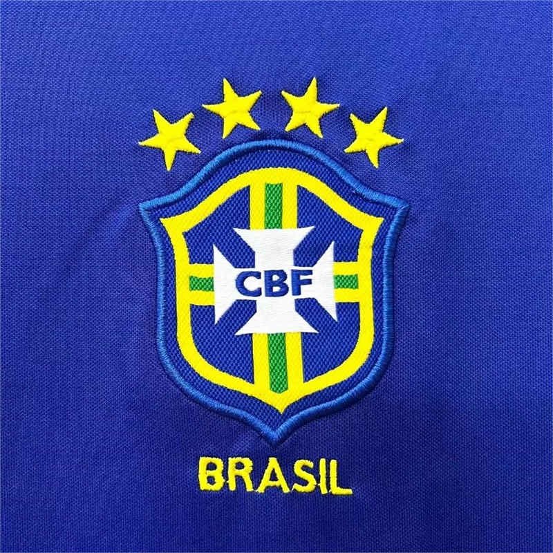 aa7ad5fe 1998 Retro Brazil Away Jersey Football Shirt S-XXL - Image 4