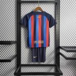 22-23 Kids Barcelona Home Jersey Kit Football Size 16-28 - Image 2