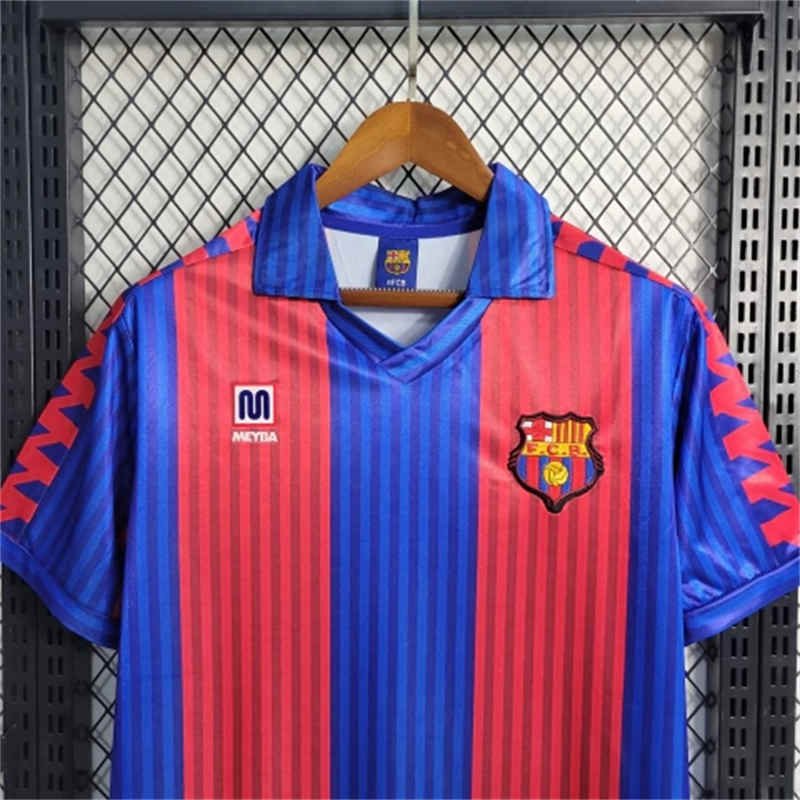 empty-placeholder.webp (1) 91-92 Barcelona Home Jersey Retro Football Shirt S-XXL - Image 3