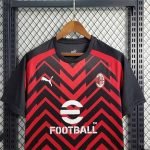 23-24 AC Milan Jersey (Fans Version) Training Football Shirt - Image 4