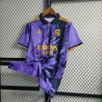 23-24 Real Madrid Purple Jersey (Fans Version) Football Shirt Special Edition - Image 3