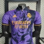 23-24 Real Madrid Purple Jersey (Player Version) Football Shirt Special Edition - Image 3