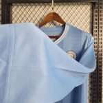 23-24 Manchester City Long Sleeve Home Jersey (Fans Version) Football Shirt - Image 5