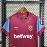 23-24 West Ham United Home Jersey (Fans Version) Football Shirt - Image 4