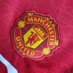 23-24 Manchester United Long Sleeve Home Jersey (Fans Version) Football Shirt - Image 4