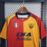 01-02 AS Roma Home Jersey Football Shirt S-XXL - Image 5