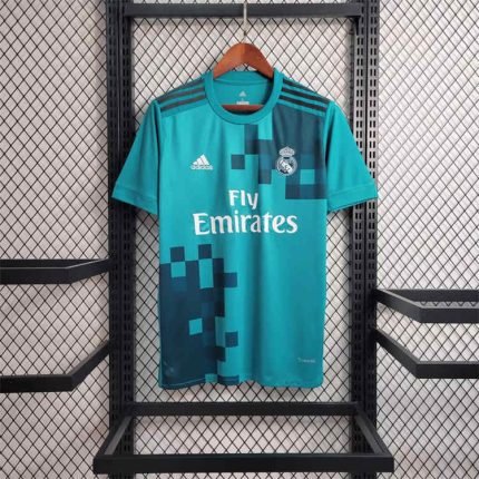 17-18 Real Madrid 3nd Away Jersey Retro Football Shirt S-XXL