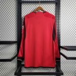 23-24 Manchester United Long Sleeve Home Jersey (Fans Version) Football Shirt - Image 2
