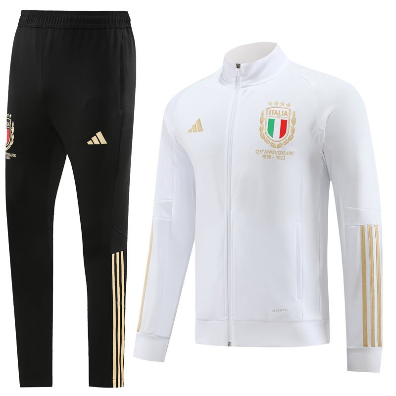 0 (1) Tracksuit Italy Training Kit (Jacket+Pants)-ZJ#J22 - Image 1
