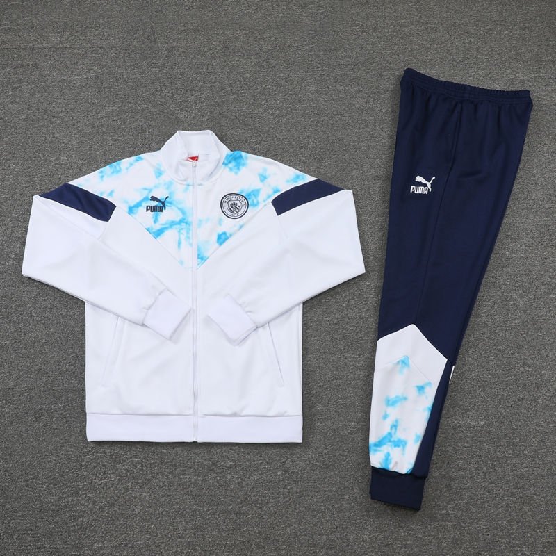 0 (3) Tracksuit Manchester City Training Kit (Jacket+Pants)-ZJ#J17 - Image 3