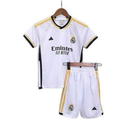 23-24 Kids Jersey Real Madrid Home Football Kit Size 16-28