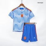 Kids Spain Away Jersey Kit Football Size 16-28