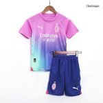 23-24 Kids AC Milan Third Away Jersey Kit Football Size 16-28