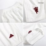 23-24 Kids Manchester United Third Away Jersey Kit Football Size 16-28 - Image 7