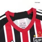 23-24 Kids Sao Paulo Away Jersey Kit Football Size 16-28 - Image 4