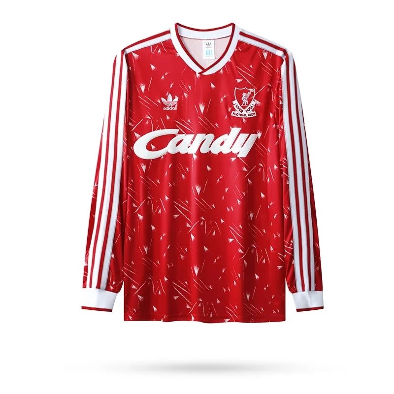 b&bo=IAMgAyADIAMBByA!&rf=viewer_4&t=5.webp 89-91 Liverpool Home Jersey Retro Long Sleeve Football Shirt S-XXL - Image 1