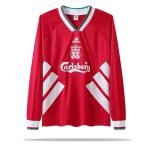 93-95 Liverpool Home Jersey Retro Long Sleeve Football Shirt S-XXL