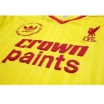 1986 Liverpool 2nd Away Jersey Retro Long Sleeve Football Shirt S-XXL - Image 4
