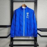 23-24 Double Face Al Hilal Windbreaker Jacket Trench Coat Size S-XXL
