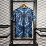 Italy Jersey Versace Blue (Fans Version) Football Shirt Special edition - Image 2