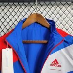 23-24 Double Face Bayern Munich Windbreaker Jacket Trench Coat Size S-XXL - Image 4