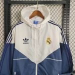 23-24 Real Madrid Jacket Trench Coat Size S-XXL Windbreaker - Image 3