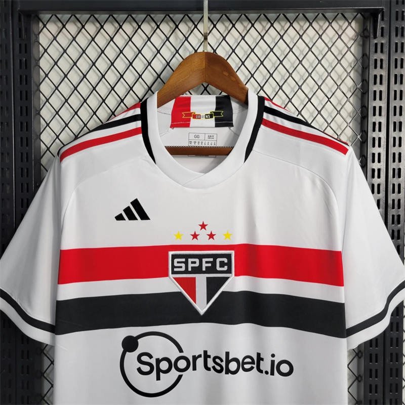 empty-placeholder.webp (3) 23-24 Sao Paulo Home Jersey (Fans Version) Football Shirt - Image 4