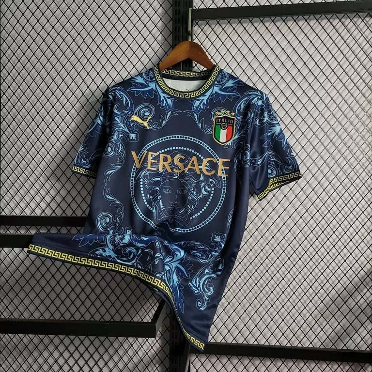 empty-placeholder.webp (3) Italy Jersey Versace Blue (Fans Version) Football Shirt Special edition - Image 3