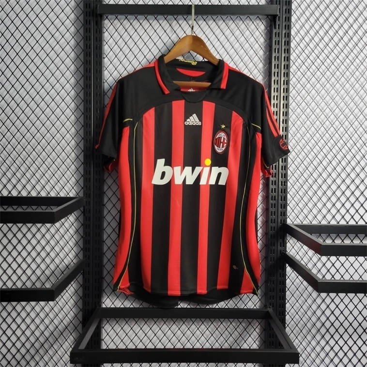 empty-placeholder.webp 06-07 Retro AC Milan Home Jersey Football Shirt S-XXL - Image 1