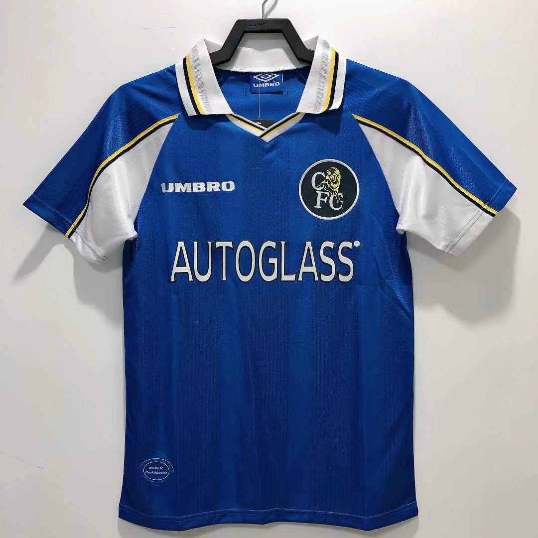z03 (3) 97-99 Chelsea Home Jersey Retro Football Shirt S-XXL - Image 1