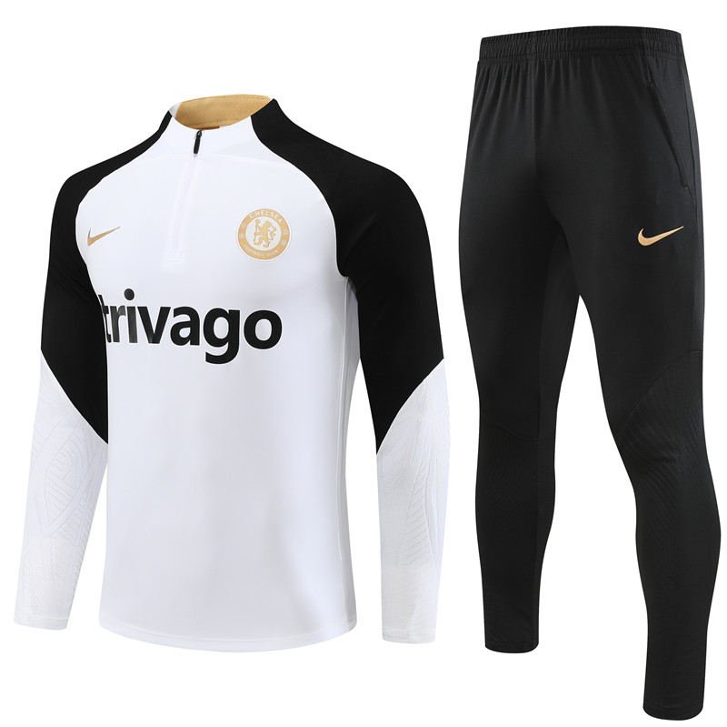 0010 副本 Tracksuit Chelsea Training Kit (Tops and Pant)-ASD#CH07 - Image 1