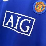 07-08 Manchester United Away Jersey Retro Full Sleeve Football Shirt S-XXL - Image 5