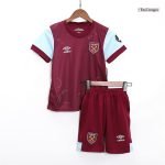 23-24 Kids West Ham Home Jersey Kit Football Size 16-28