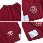 23-24 Kids West Ham Home Jersey Kit Football Size 16-28 - Image 5