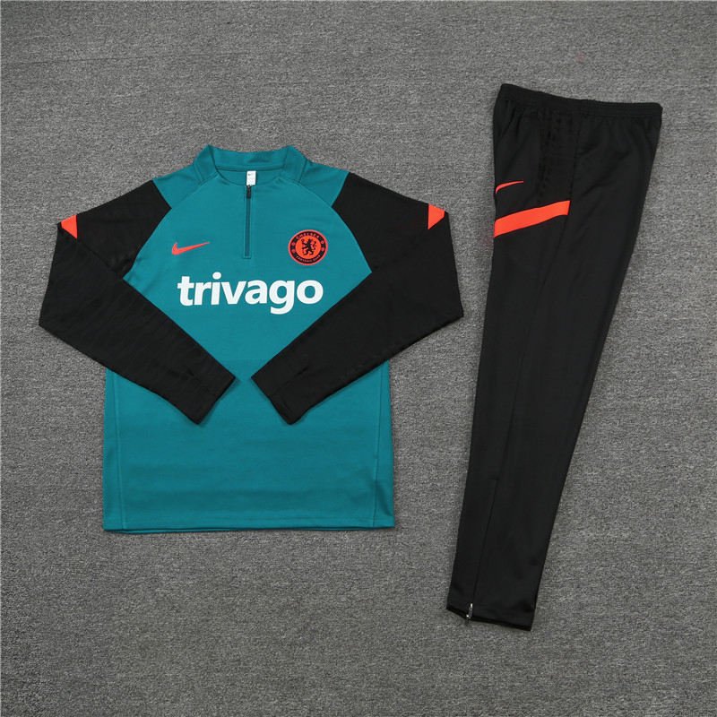 7tt00833 副本 Tracksuit Chelsea Training Kit (Tops and Pant)-ASD#CH01 - Image 3
