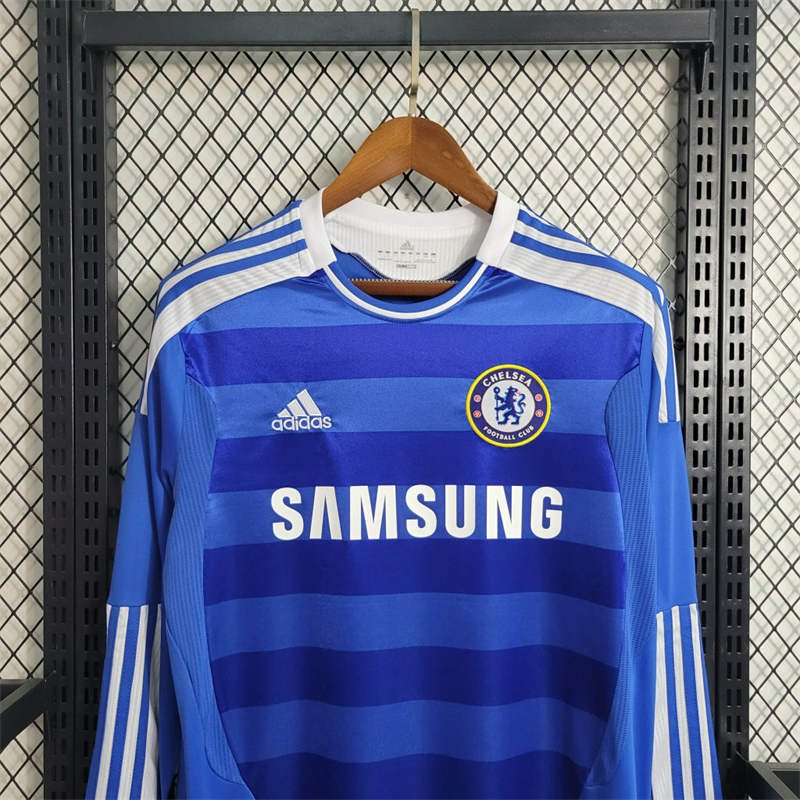 empty-placeholder 11-12 Chelsea Home Kit Full Sleeve Jersey Retro Football Shirt S-XXL - Image 3
