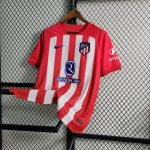 23-24 Atletico Madrid Home Jersey (Fans Version) Football Shirt - Image 3