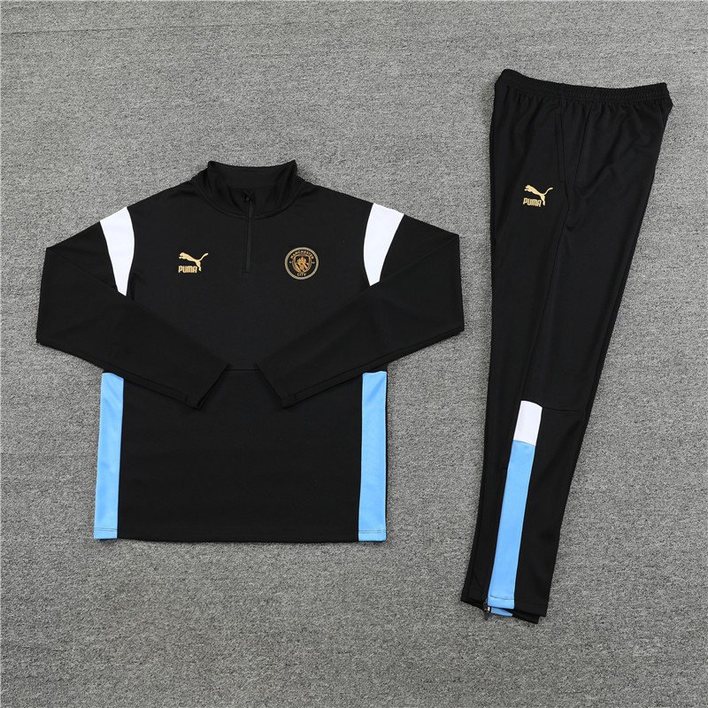 无题会话07754 副本 Tracksuit Manchester City Training Kit (Tops and Pant)-ASD#MC005 - Image 3