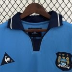 02-03 Manchester City Home Kit Retro Jersey Shirt Size S-XXL - Image 4
