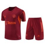 Manchester United Training Kit (Tops+Shorts)-QS#MU015
